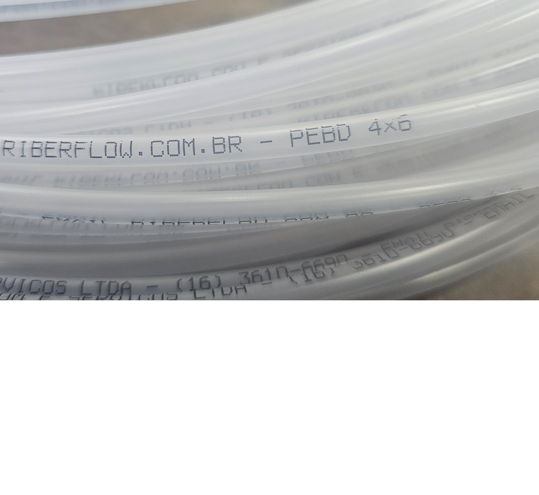 MANGUEIRA PARA BOMBA DOSADORA 4X6MM EM PEBD - METRO